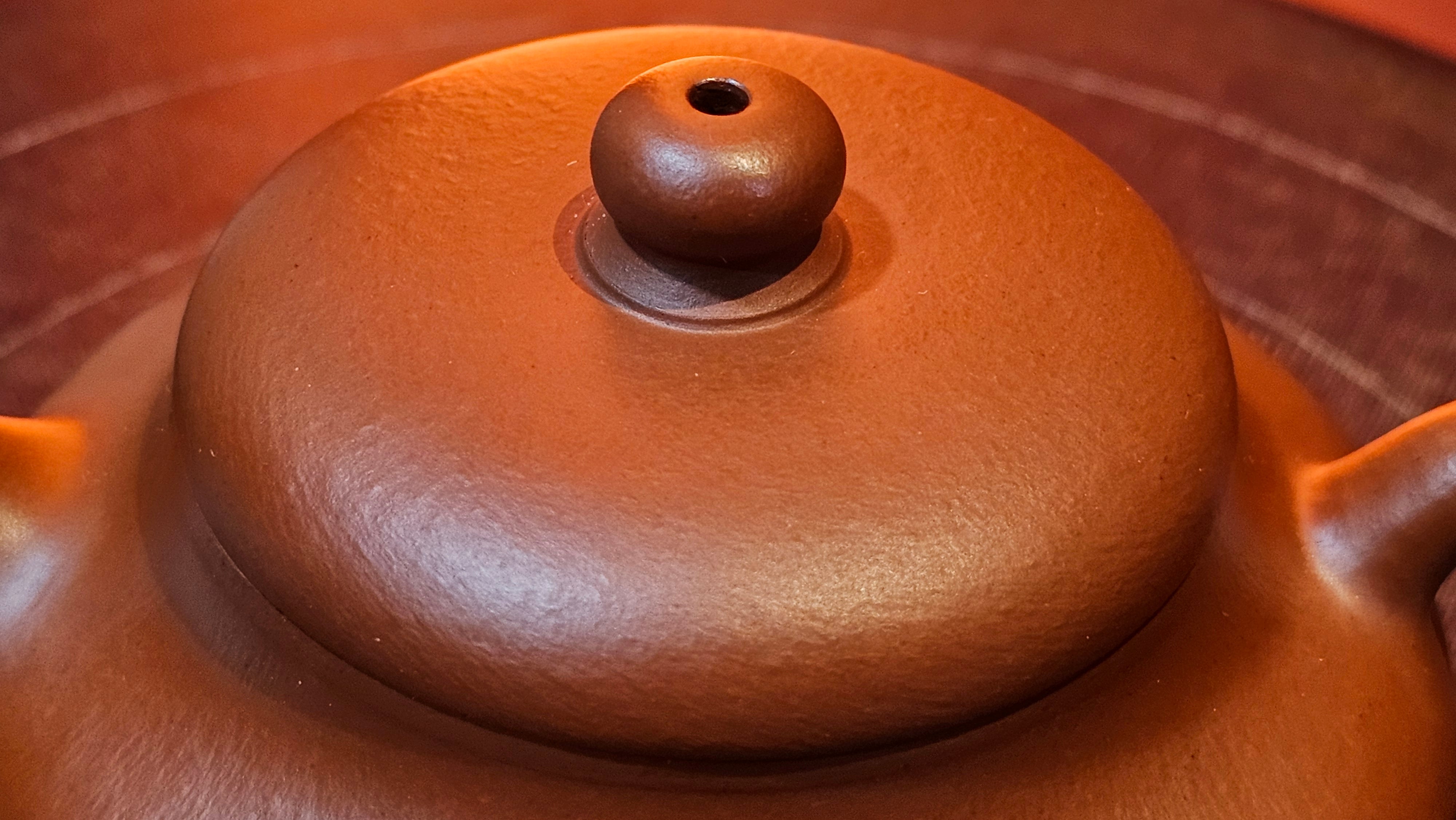 Jing Le 静乐 ~ "Quiet happiness", 79.8ml, Xiao Mei Yao Zhu Ni 小煤窑朱泥, by our Collaborative Craftsman Wang Xing 王兴 ~ Congratulations!to Mr J.T.! 1415hrs 1st Dec 2025, Fargo! ND!