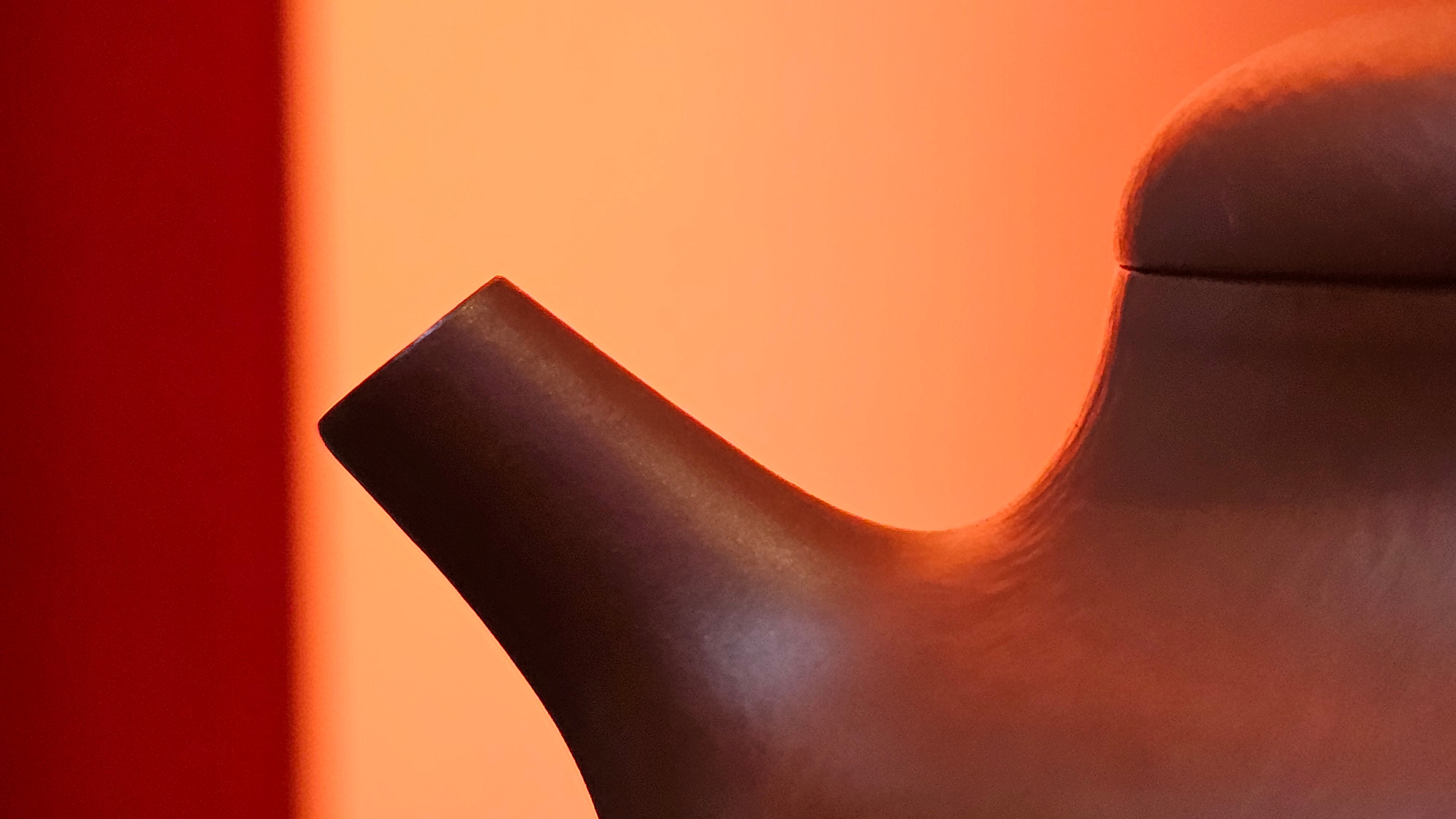 Jing Le 静乐 ~ "Quiet happiness", 79.8ml, Xiao Mei Yao Zhu Ni 小煤窑朱泥, by our Collaborative Craftsman Wang Xing 王兴 ~ Congratulations!to Mr J.T.! 1415hrs 1st Dec 2025, Fargo! ND!