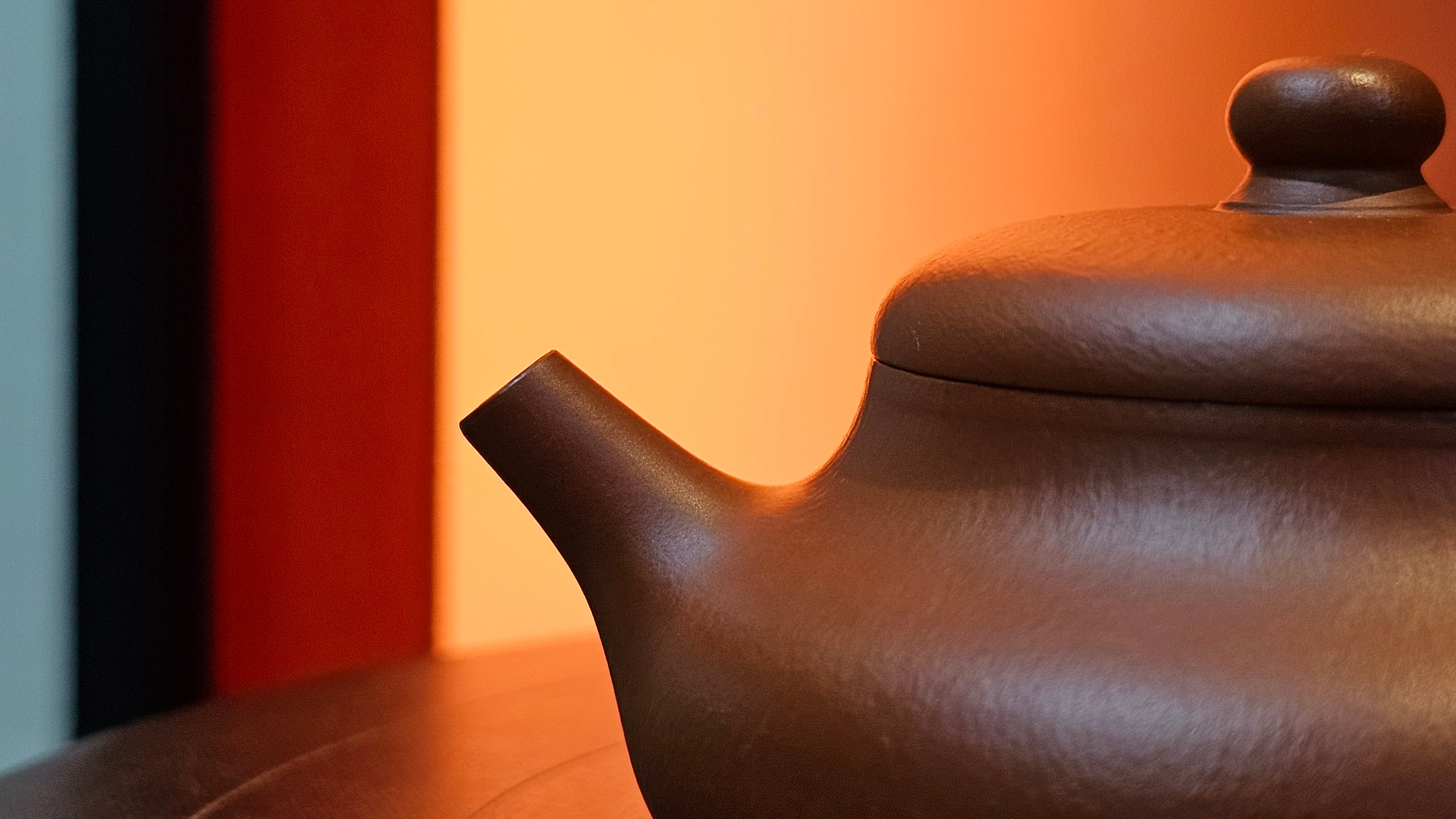 Jing Le 静乐 ~ "Quiet happiness", 79.8ml, Xiao Mei Yao Zhu Ni 小煤窑朱泥, by our Collaborative Craftsman Wang Xing 王兴 ~ Congratulations!to Mr J.T.! 1415hrs 1st Dec 2025, Fargo! ND!