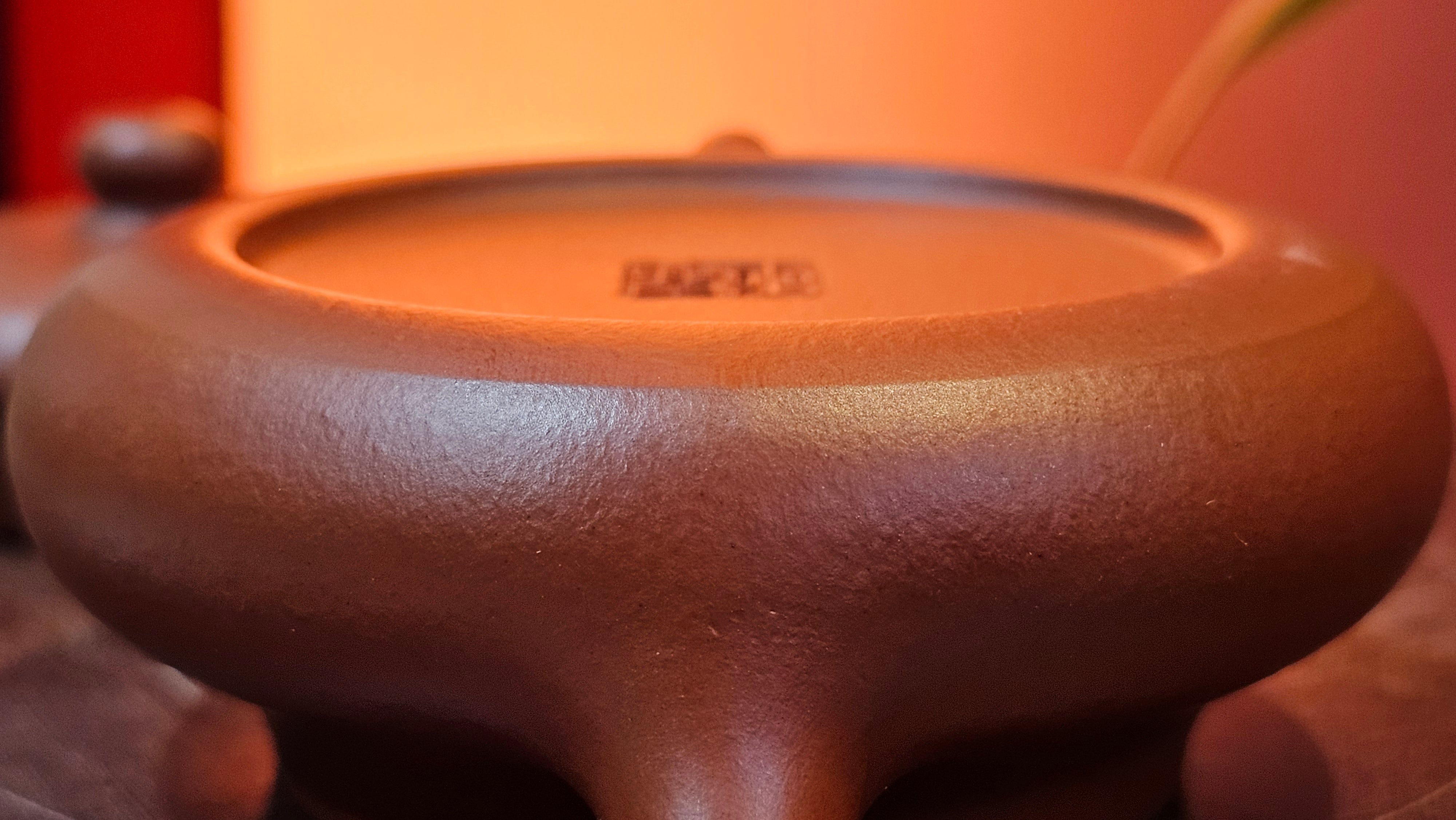 Jing Le 静乐 ~ "Quiet happiness", 79.8ml, Xiao Mei Yao Zhu Ni 小煤窑朱泥, by our Collaborative Craftsman Wang Xing 王兴 ~ Congratulations!to Mr J.T.! 1415hrs 1st Dec 2025, Fargo! ND!