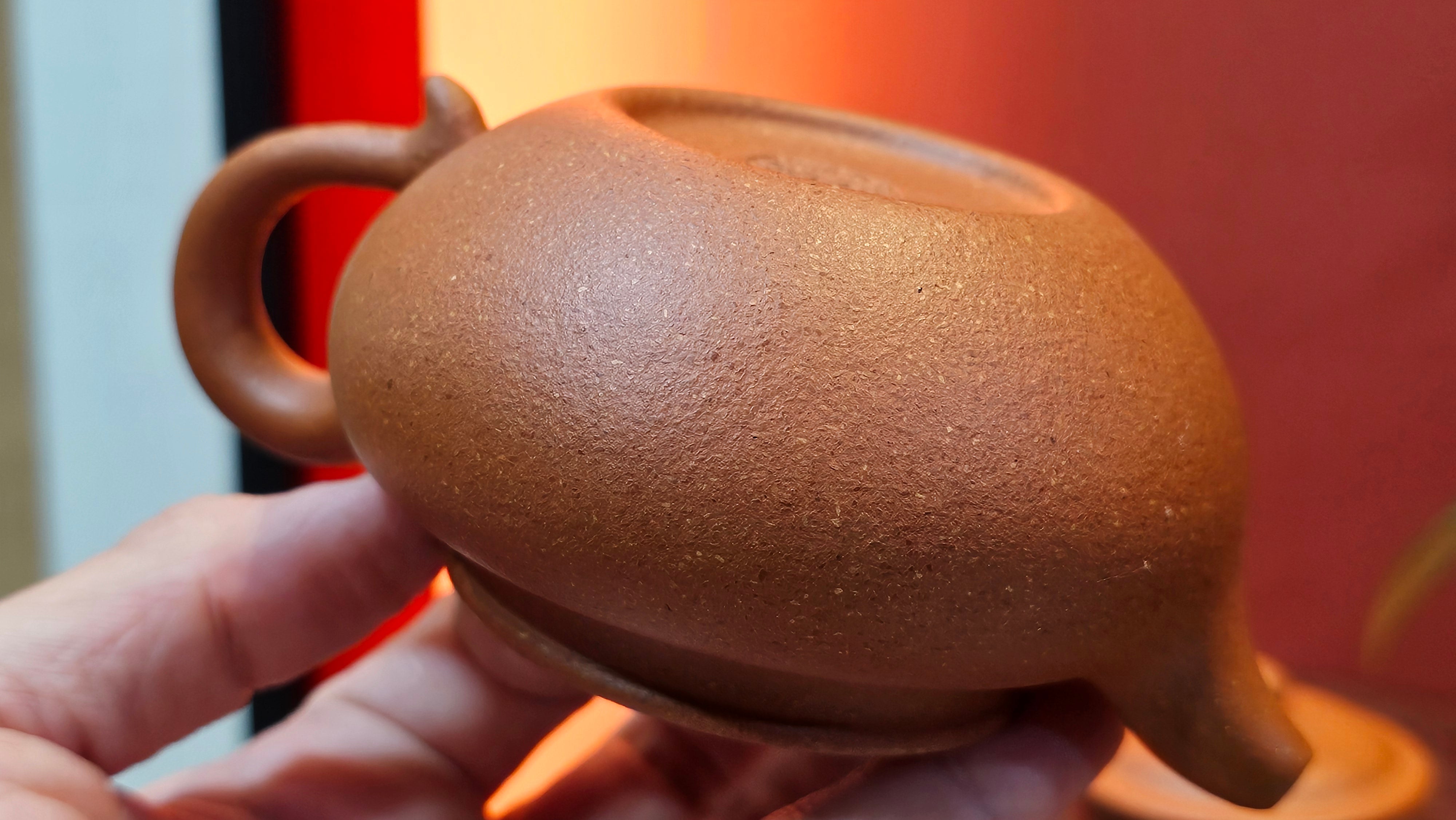 Fang Gu 仿古, 204.6ml, Huang Jiang Po Ni 黄降坡泥, by Craftsman Chen Fa Chu 陈法初 ~ Congratulations!to Prof H.T.! 1330hrs 1st Dec 2025, Venice! CA!