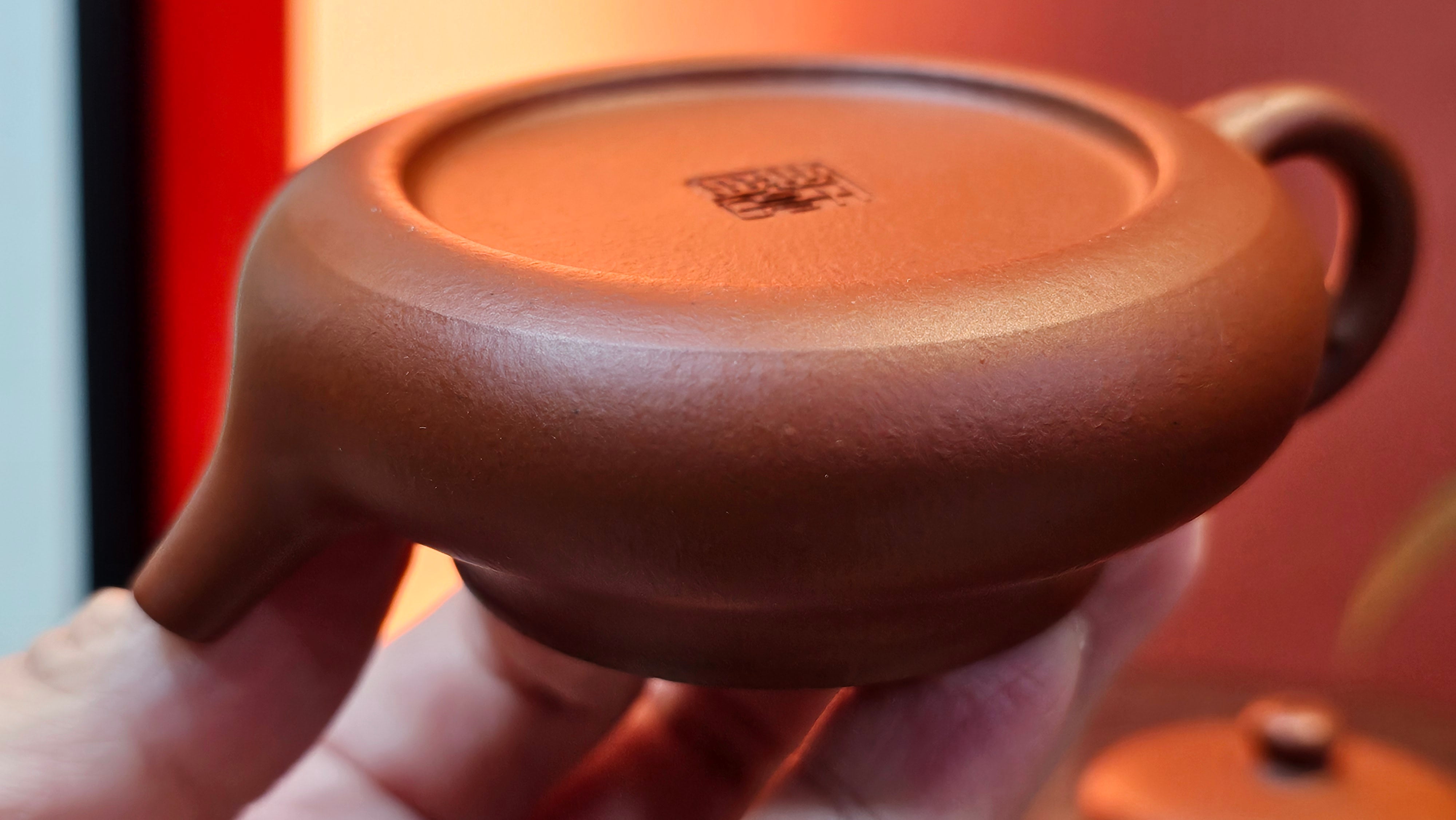 Jing Le 静乐 ~ "Quiet happiness", 79.8ml, Xiao Mei Yao Zhu Ni 小煤窑朱泥, by our Collaborative Craftsman Wang Xing 王兴 ~ Congratulations!to Mr J.T.! 1415hrs 1st Dec 2025, Fargo! ND!