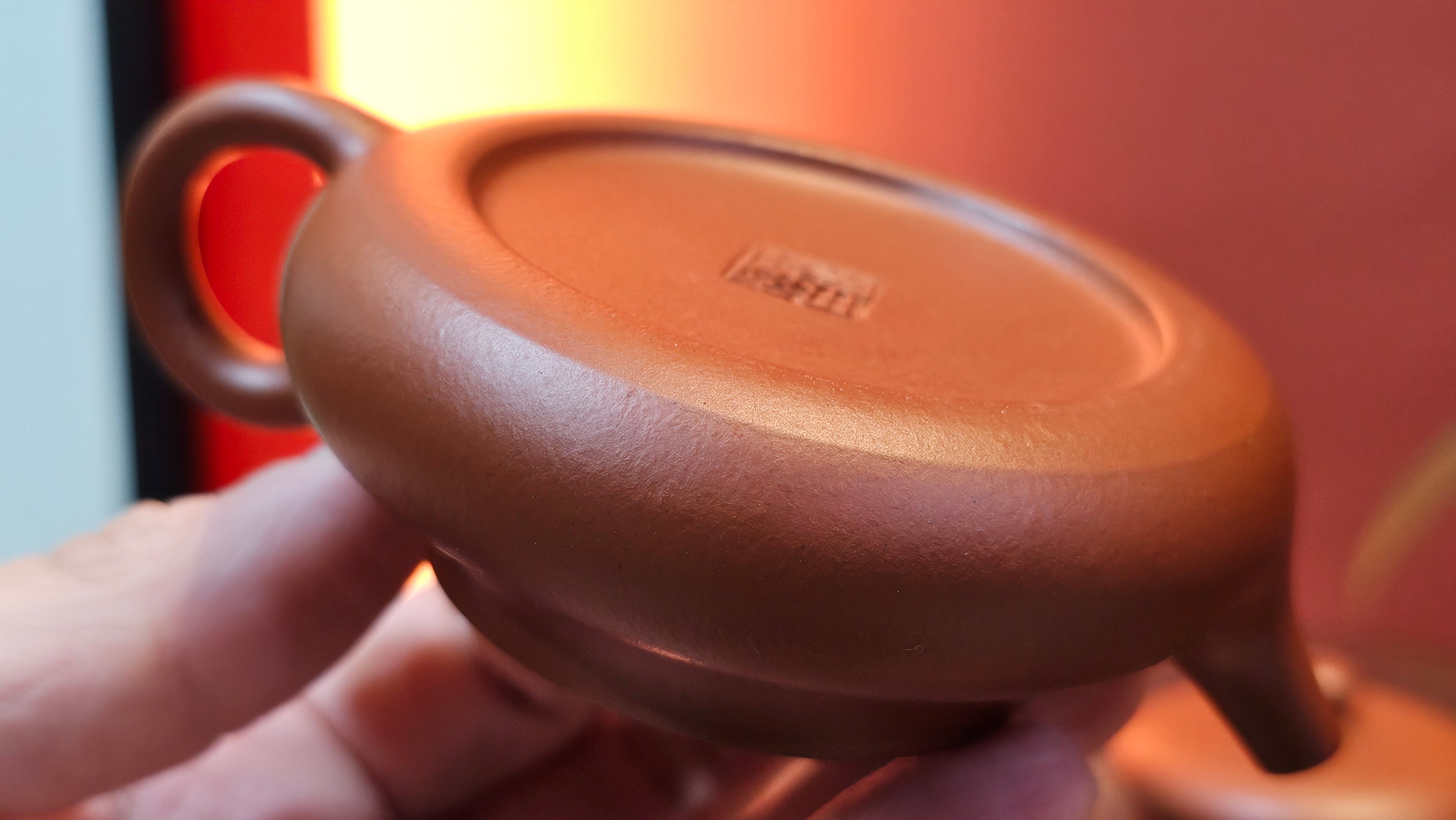 Jing Le 静乐 ~ "Quiet happiness", 79.8ml, Xiao Mei Yao Zhu Ni 小煤窑朱泥, by our Collaborative Craftsman Wang Xing 王兴 ~ Congratulations!to Mr J.T.! 1415hrs 1st Dec 2025, Fargo! ND!