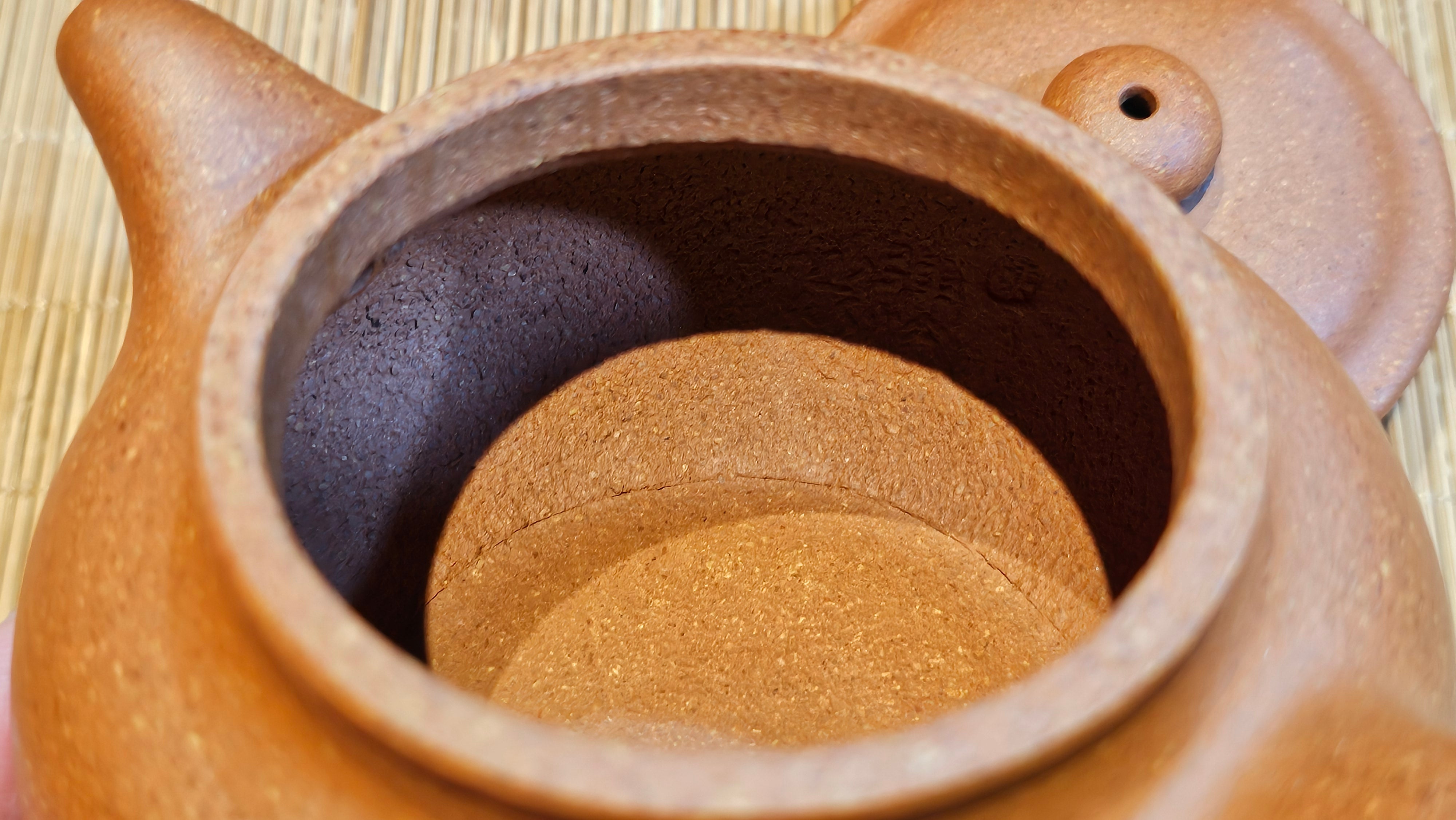 Fang Gu 仿古, 204.6ml, Huang Jiang Po Ni 黄降坡泥, by Craftsman Chen Fa Chu 陈法初 ~ Congratulations!to Prof H.T.! 1330hrs 1st Dec 2025, Venice! CA!