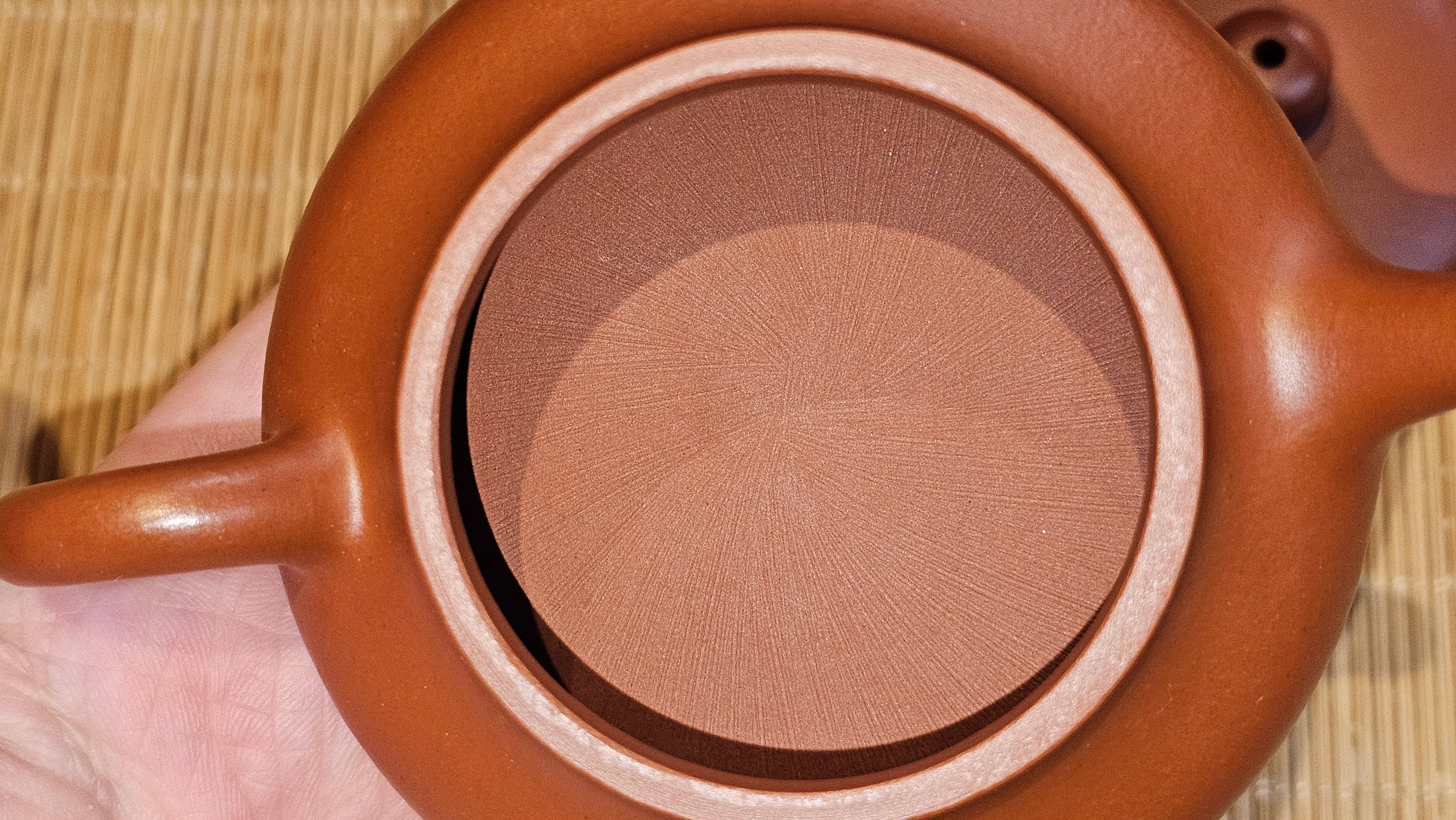 Jing Le 静乐 ~ "Quiet happiness", 79.8ml, Xiao Mei Yao Zhu Ni 小煤窑朱泥, by our Collaborative Craftsman Wang Xing 王兴 ~ Congratulations!to Mr J.T.! 1415hrs 1st Dec 2025, Fargo! ND!