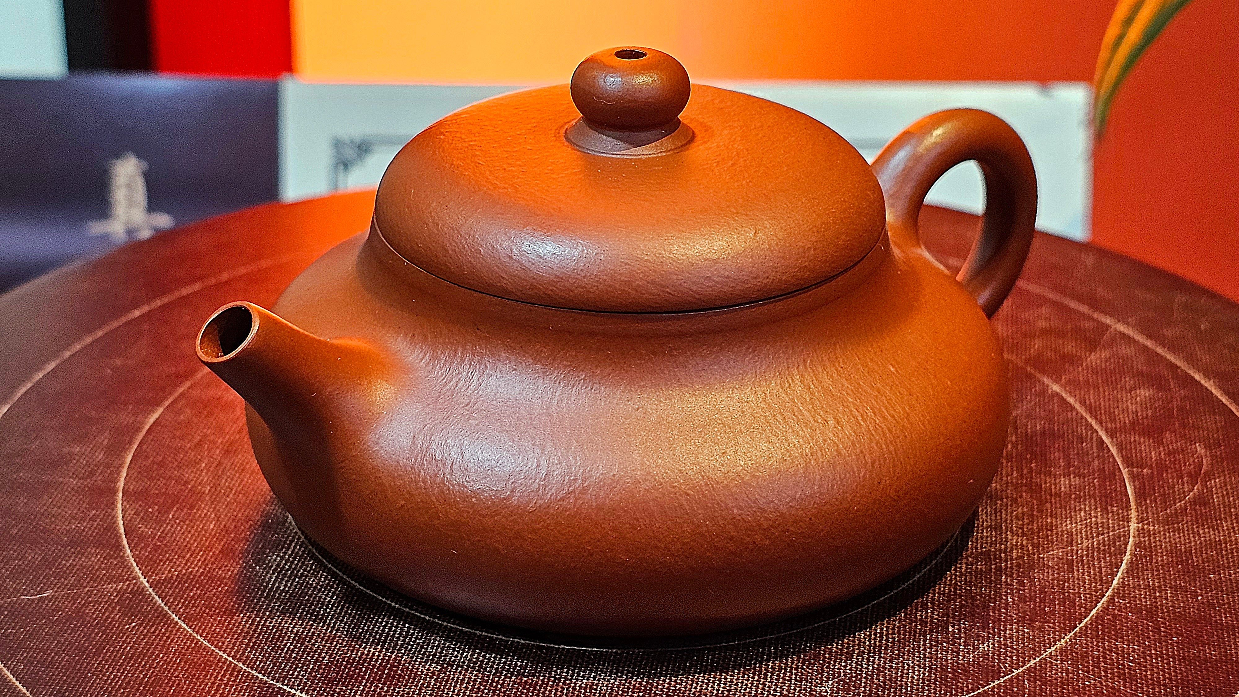 Jing Le 静乐 ~ "Quiet happiness", 86.1ml, Xiao Mei Yao Zhu Ni 小煤窑朱泥, by our Collaborative Craftsman Wang Xing 王兴 ~!Congratulations to Ms E.A.! 2332hrs 2nd Dec 2025, Vineland! NJ!