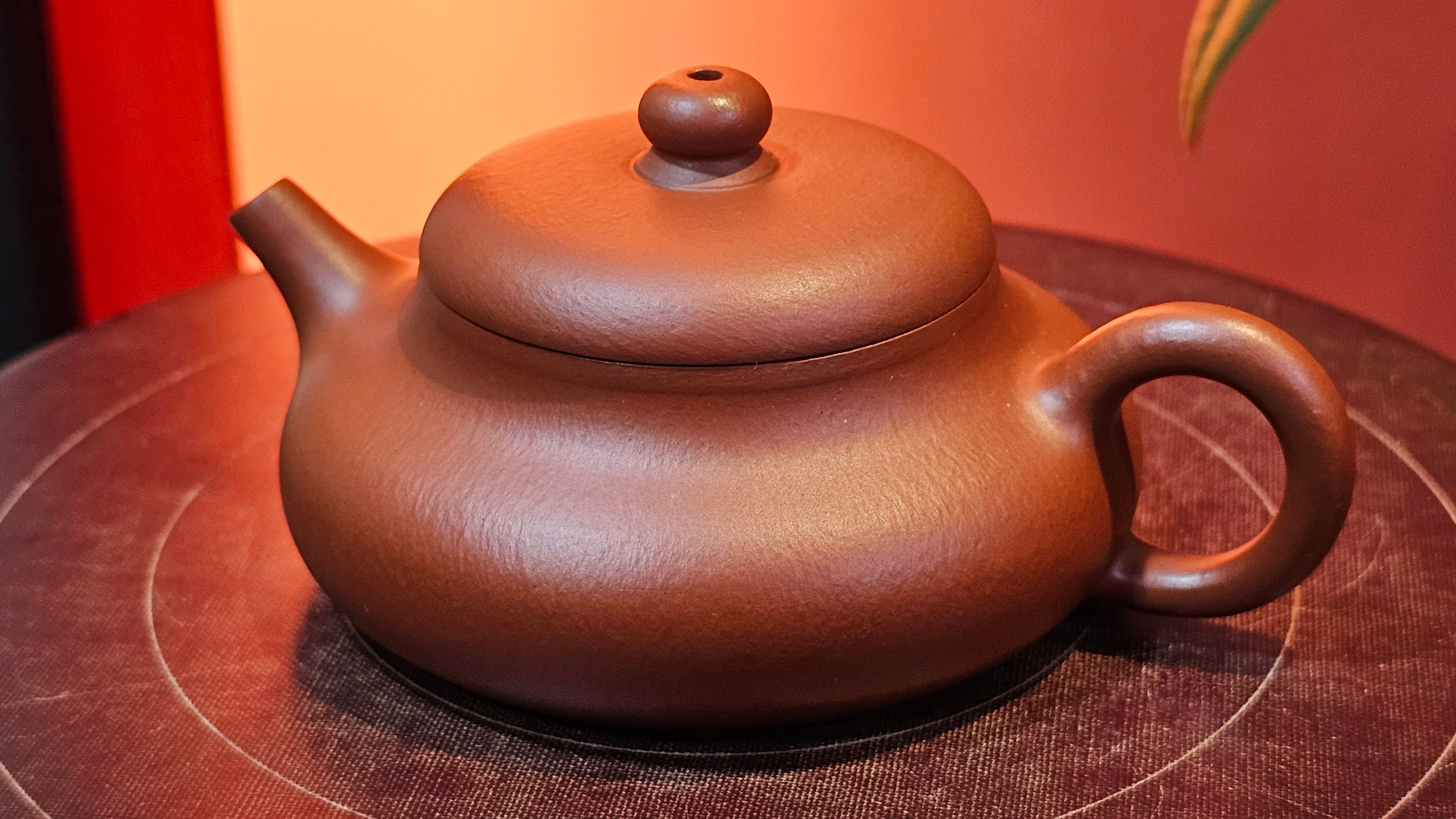 Jing Le 静乐 ~ "Quiet happiness", 86.1ml, Xiao Mei Yao Zhu Ni 小煤窑朱泥, by our Collaborative Craftsman Wang Xing 王兴 ~!Congratulations to Ms E.A.! 2332hrs 2nd Dec 2025, Vineland! NJ!