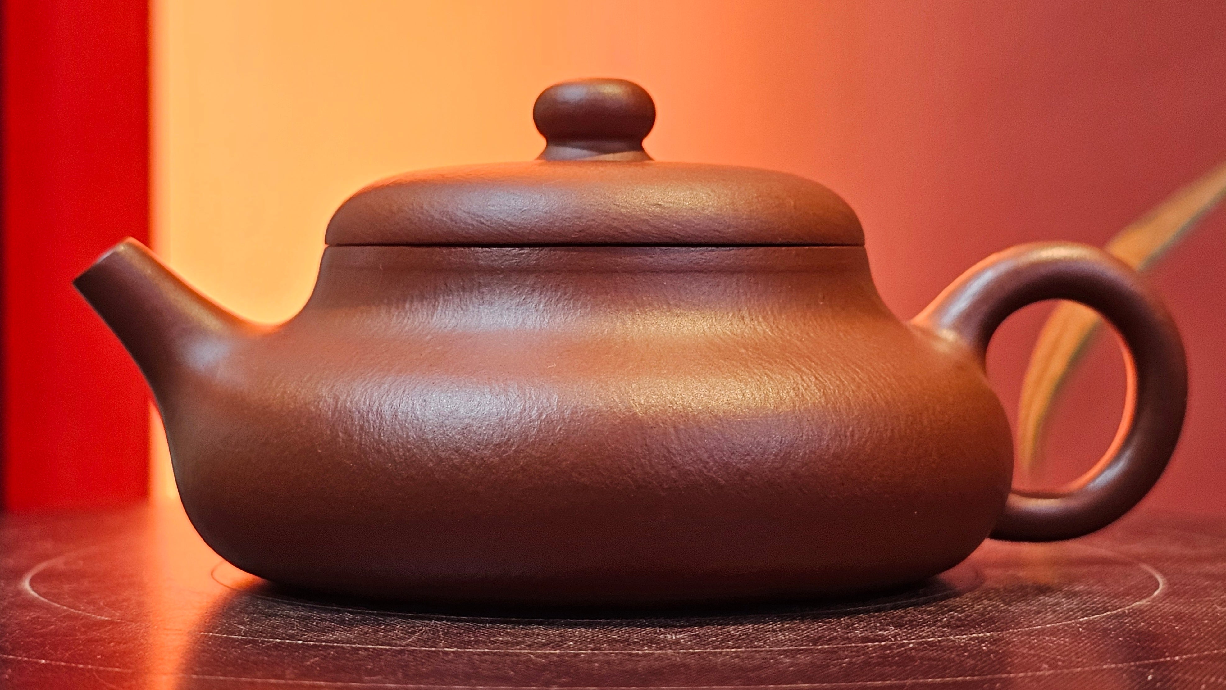 Jing Le 静乐 ~ "Quiet happiness", 86.1ml, Xiao Mei Yao Zhu Ni 小煤窑朱泥, by our Collaborative Craftsman Wang Xing 王兴 ~!Congratulations to Ms E.A.! 2332hrs 2nd Dec 2025, Vineland! NJ!