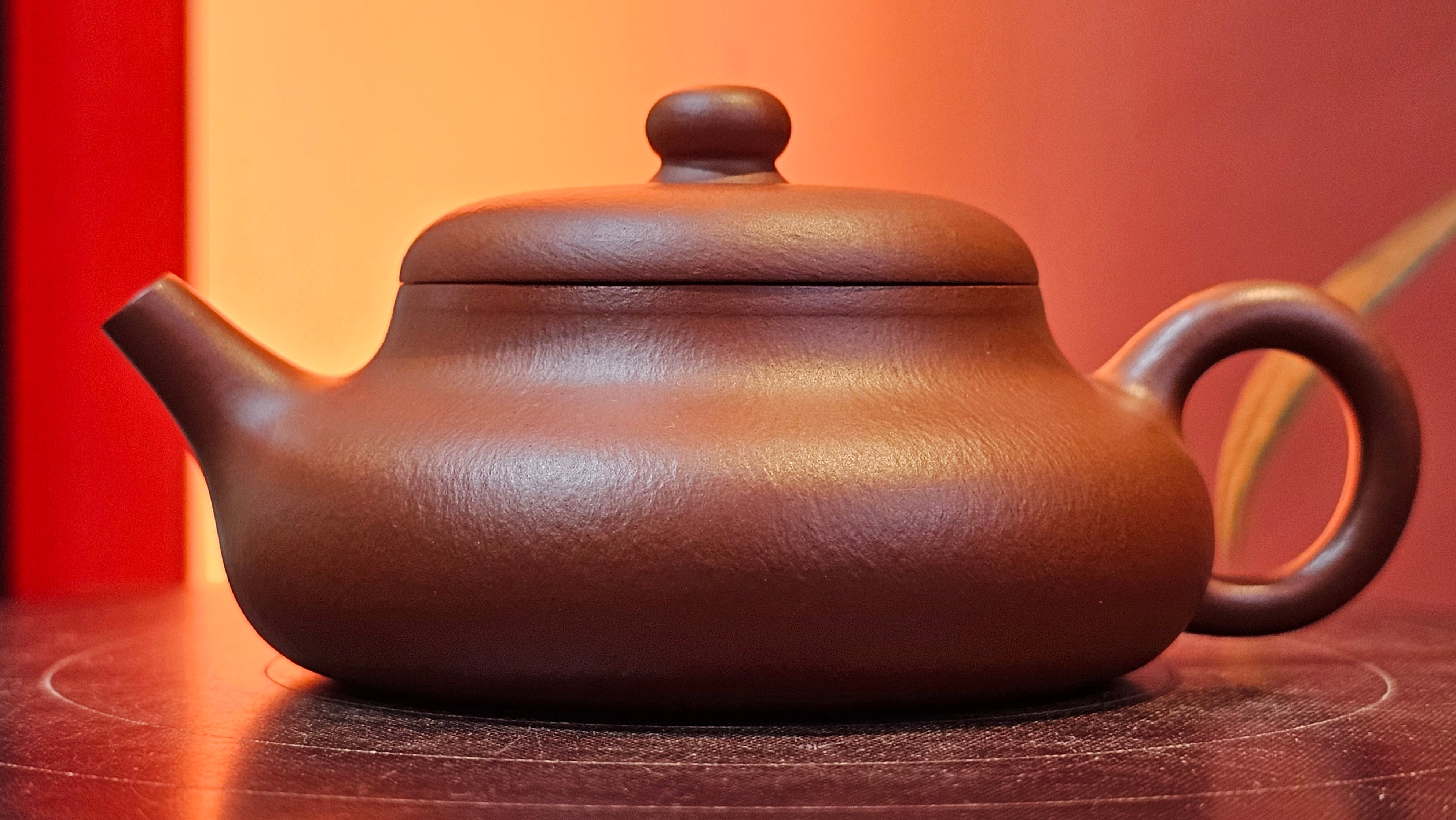 Jing Le 静乐 ~ "Quiet happiness", 86.1ml, Xiao Mei Yao Zhu Ni 小煤窑朱泥, by our Collaborative Craftsman Wang Xing 王兴 ~!Congratulations to Ms E.A.! 2332hrs 2nd Dec 2025, Vineland! NJ!