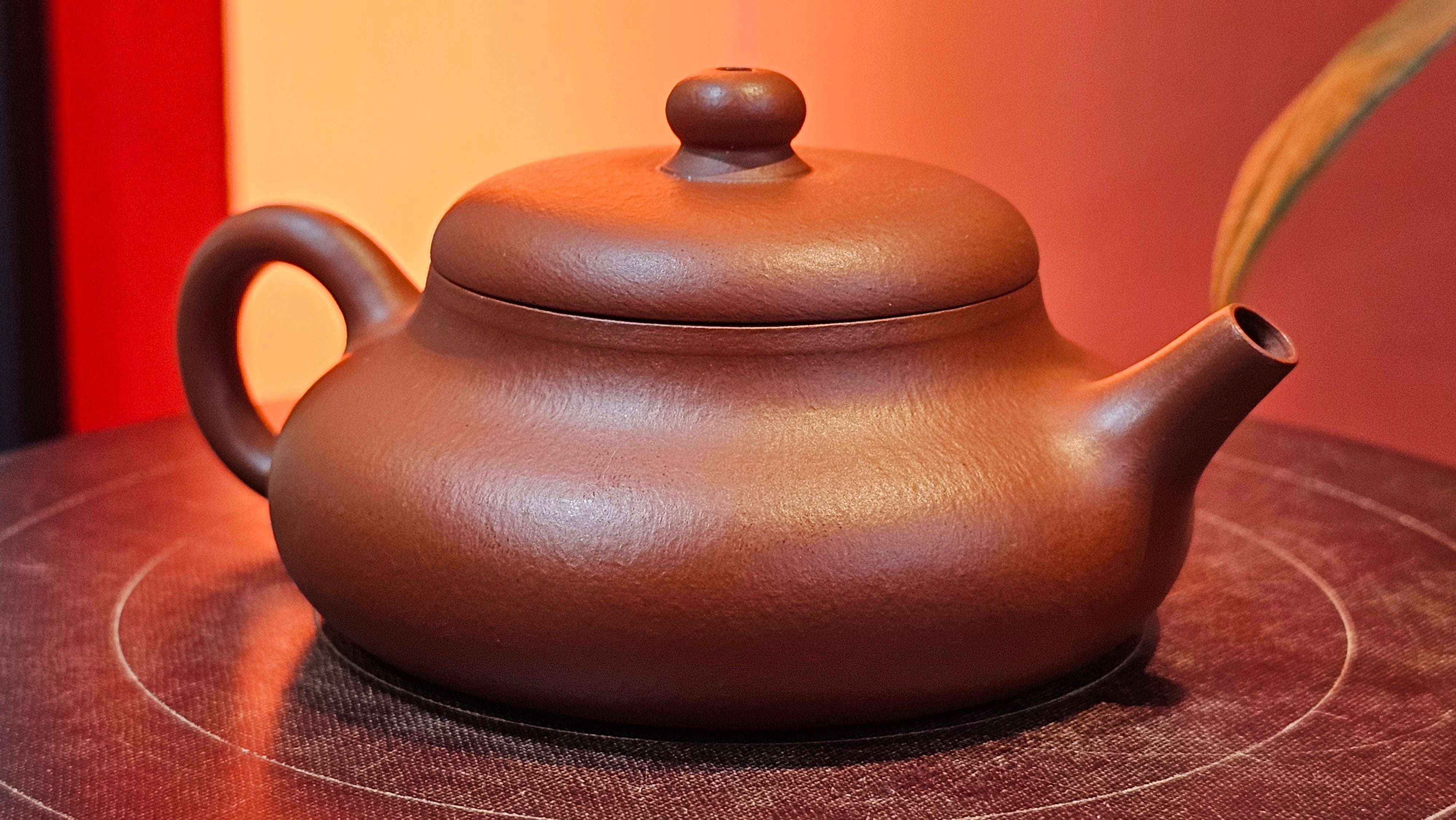 Jing Le 静乐 ~ "Quiet happiness", 86.1ml, Xiao Mei Yao Zhu Ni 小煤窑朱泥, by our Collaborative Craftsman Wang Xing 王兴 ~!Congratulations to Ms E.A.! 2332hrs 2nd Dec 2025, Vineland! NJ!