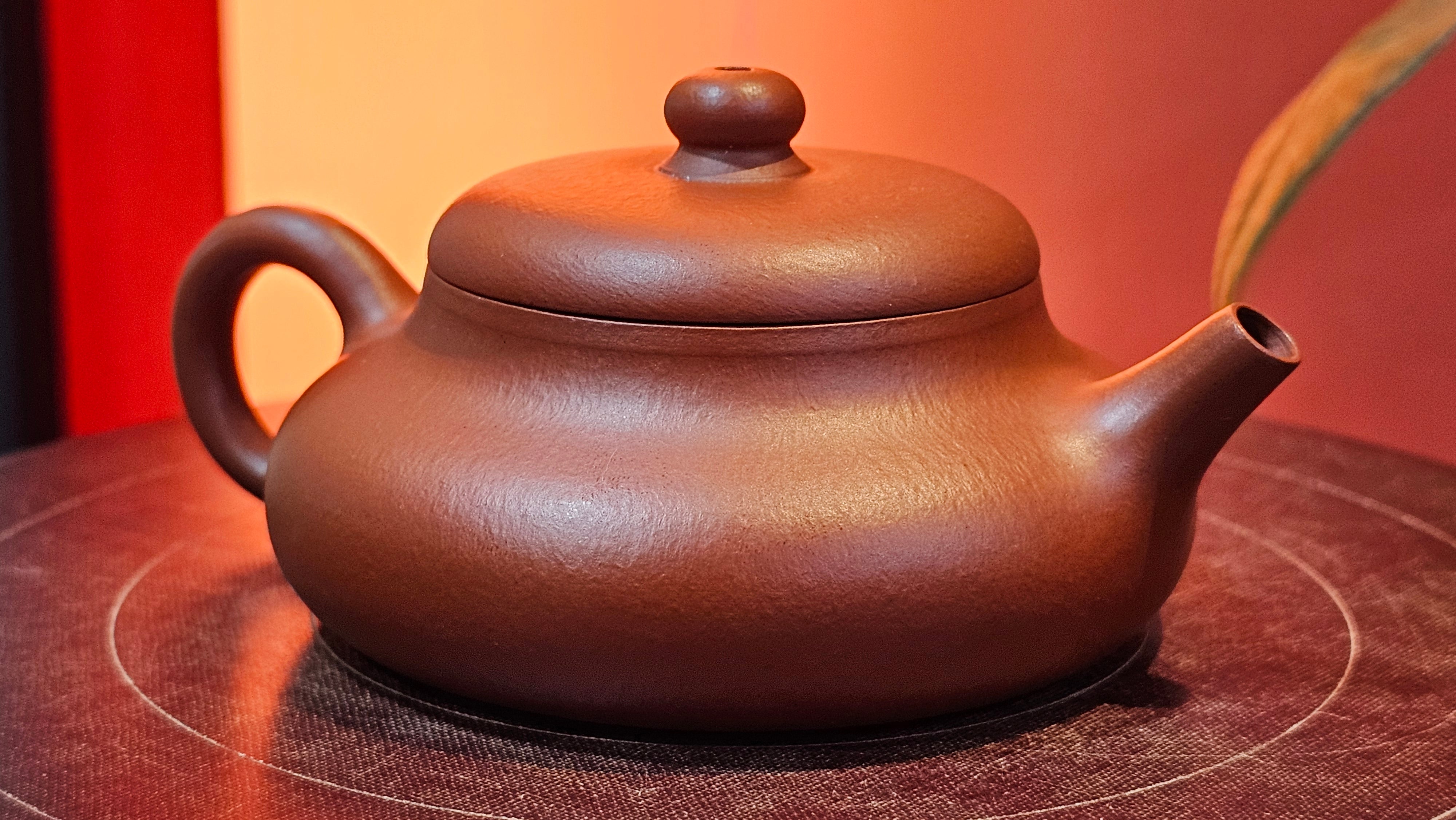 Jing Le 静乐 ~ "Quiet happiness", 86.1ml, Xiao Mei Yao Zhu Ni 小煤窑朱泥, by our Collaborative Craftsman Wang Xing 王兴 ~!Congratulations to Ms E.A.! 2332hrs 2nd Dec 2025, Vineland! NJ!