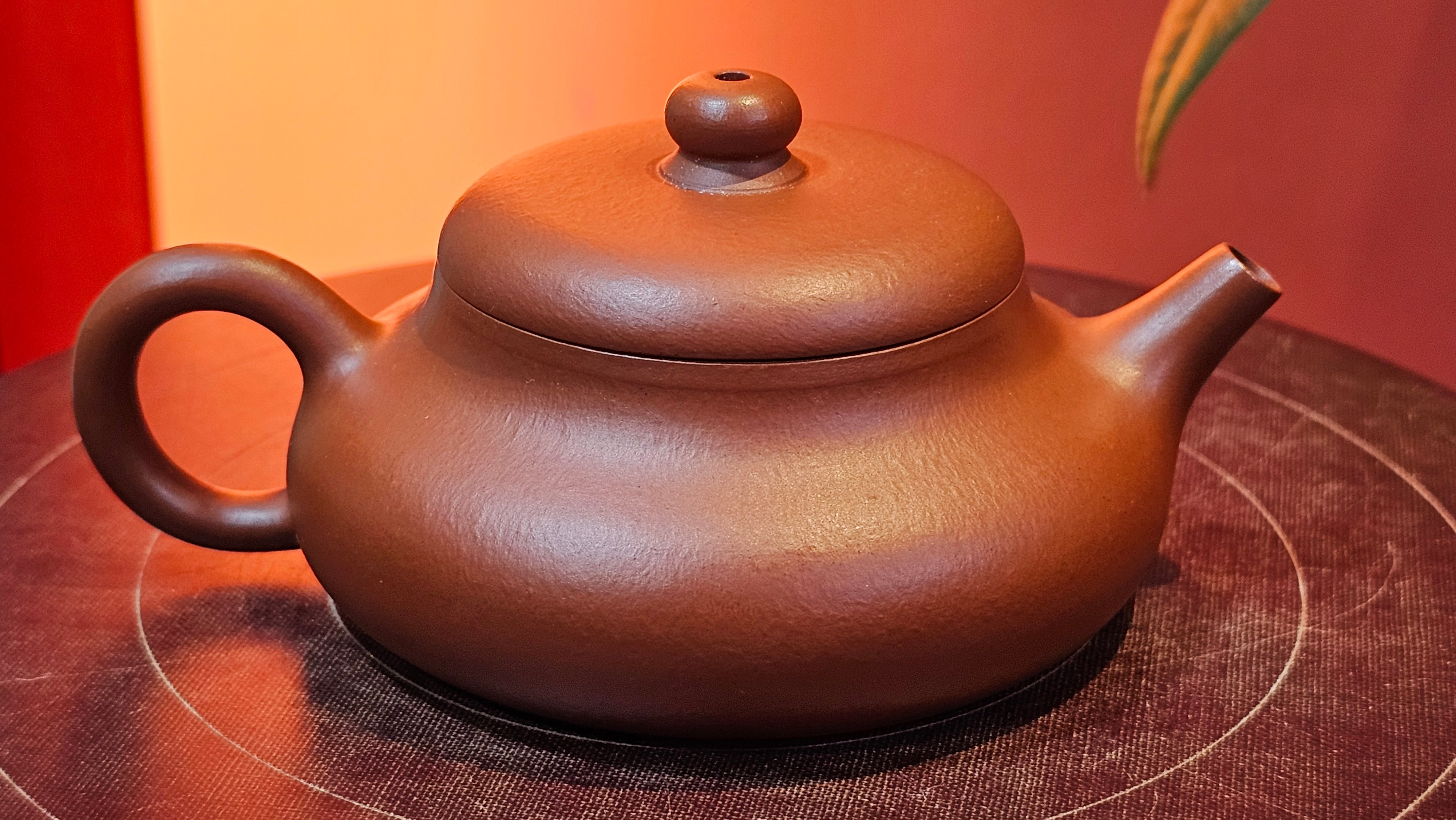 Jing Le 静乐 ~ "Quiet happiness", 86.1ml, Xiao Mei Yao Zhu Ni 小煤窑朱泥, by our Collaborative Craftsman Wang Xing 王兴 ~!Congratulations to Ms E.A.! 2332hrs 2nd Dec 2025, Vineland! NJ!