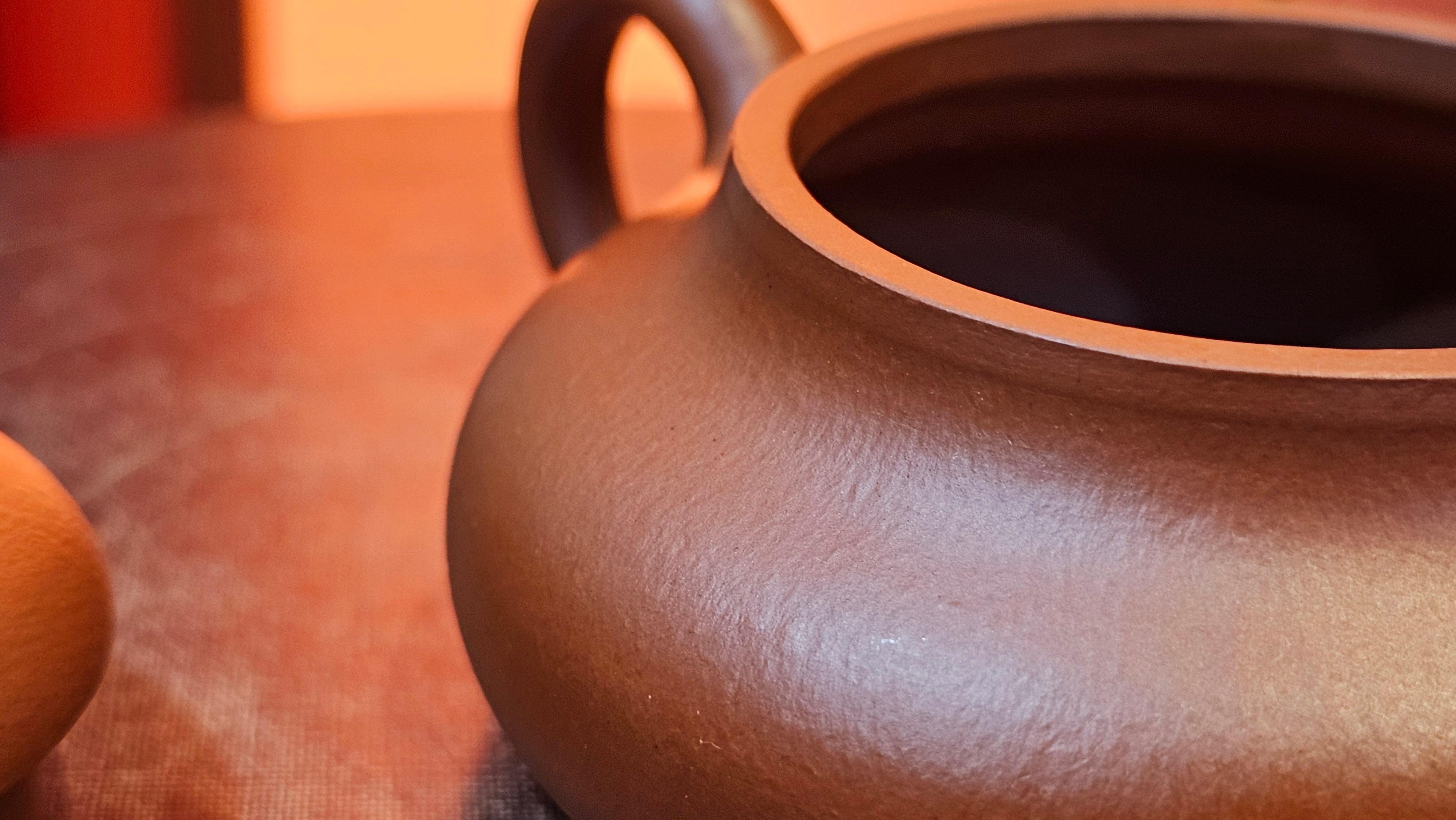 Jing Le 静乐 ~ "Quiet happiness", 86.1ml, Xiao Mei Yao Zhu Ni 小煤窑朱泥, by our Collaborative Craftsman Wang Xing 王兴 ~!Congratulations to Ms E.A.! 2332hrs 2nd Dec 2025, Vineland! NJ!