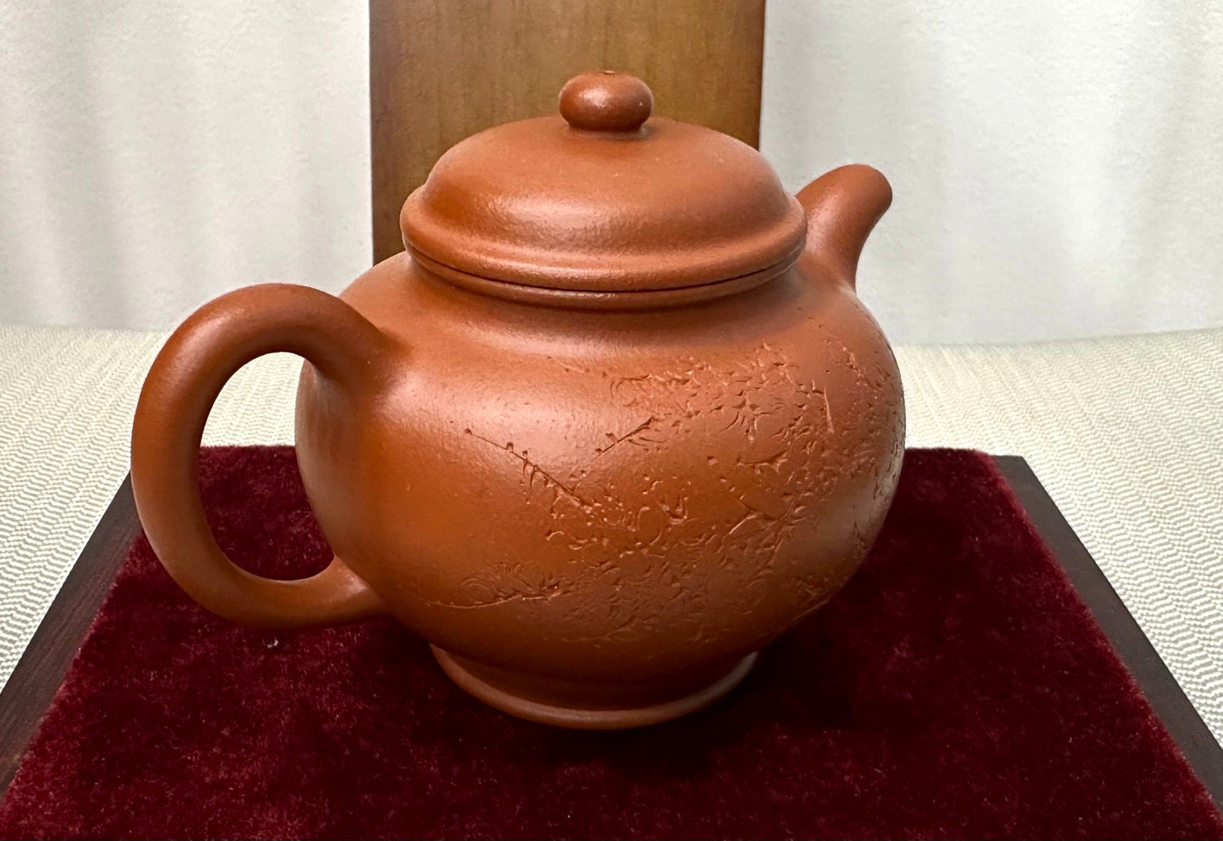 Duo Zhi 掇只, Yuan Kuang Da Hong Pao 原矿大红袍, Crafted by Senior Master Cao Lan Fang 曹兰芳 ~ Congratulations to Prof A.G., Long Beach, CA.