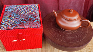 Small Classic Shui Ping Purple Clay Teapot, 120 ml - Taiwan Tea Crafts