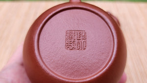 Li Xing 梨形, XiaoMeiYao ZhuNi 小煤窑朱泥, 146.8ml, by Craftsman Zhao Xiao Wei 赵小卫。